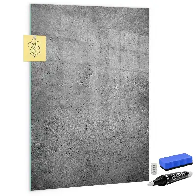 Tableau magnétique pour dessiner en béton