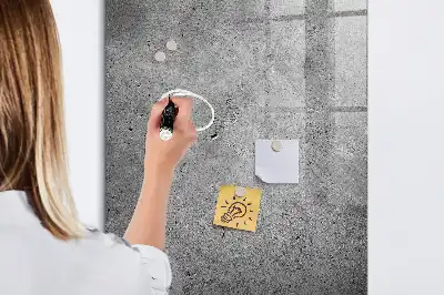 Tableau magnétique pour dessiner en béton
