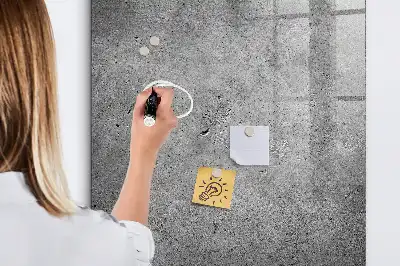 Tableau magnétique pour dessiner en béton