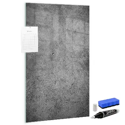 Tableau magnétique pour dessiner en béton