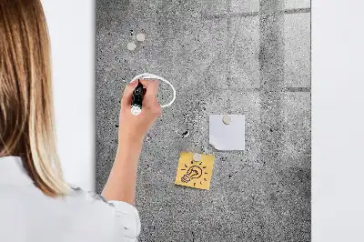 Tableau magnétique pour dessiner en béton