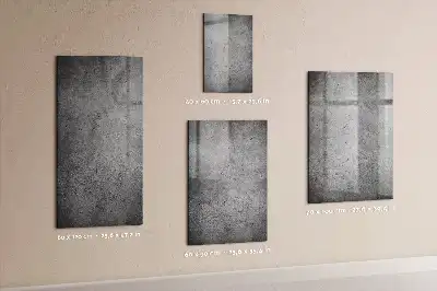 Tableau magnétique pour dessiner en béton