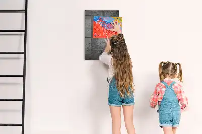 Tableau magnétique pour dessiner en béton