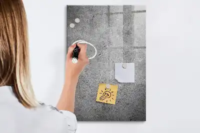 Tableau magnétique pour dessiner en béton