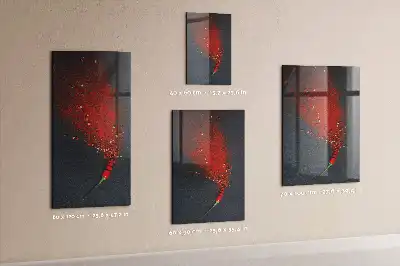 Tableau magnétique pour dessiner poudre de paprika
