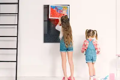 Tableau magnétique pour dessiner poudre de paprika