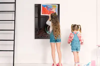 Tableau magnétique pour dessiner grains de café