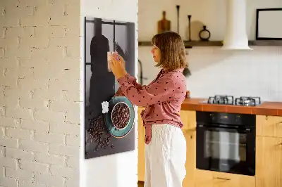 Tableau magnétique pour dessiner grains de café