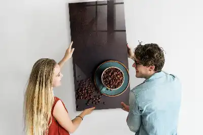 Tableau magnétique pour dessiner grains de café