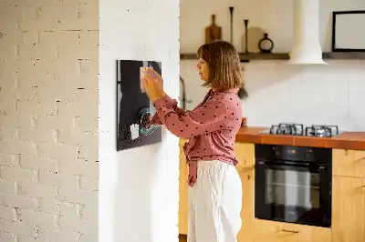 Tableau magnétique pour dessiner grains de café