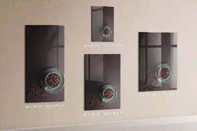 Tableau magnétique pour dessiner grains de café