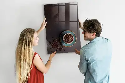 Tableau magnétique pour dessiner grains de café