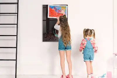Tableau magnétique pour dessiner grains de café