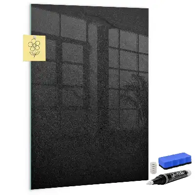 Tableau magnétique pour écrire en coloris roche sombre