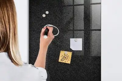 Tableau magnétique pour écrire en coloris roche sombre