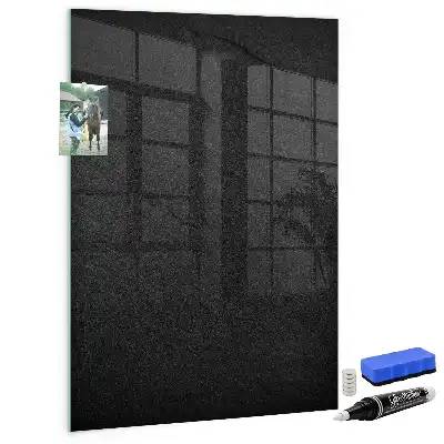 Tableau magnétique pour écrire en coloris roche sombre