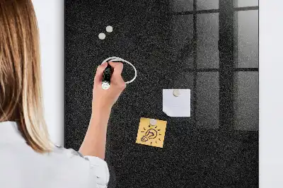 Tableau magnétique pour écrire en coloris roche sombre