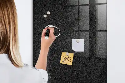 Tableau magnétique pour écrire en coloris roche sombre