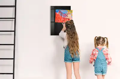 Tableau magnétique pour écrire en coloris roche sombre