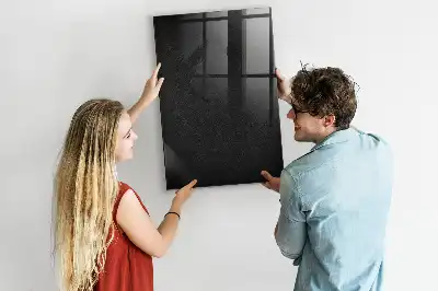 Tableau magnétique pour écrire en coloris roche sombre