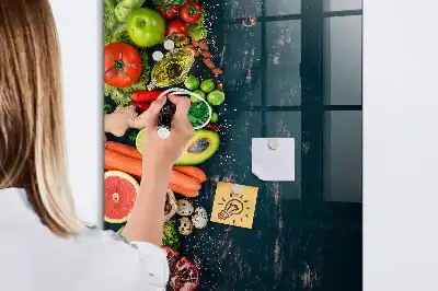 Tableau magnétique pour dessiner modèle végétalien