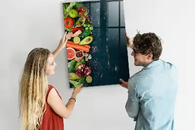 Tableau magnétique pour dessiner modèle végétalien