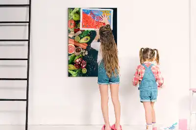 Tableau magnétique pour dessiner modèle végétalien
