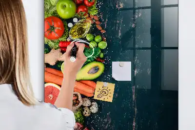 Tableau magnétique pour dessiner modèle végétalien