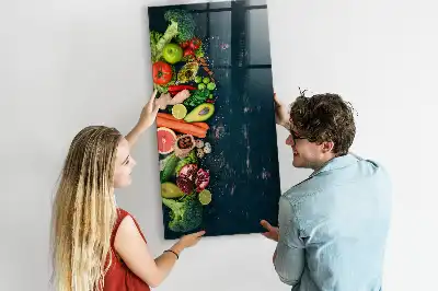 Tableau magnétique pour dessiner modèle végétalien