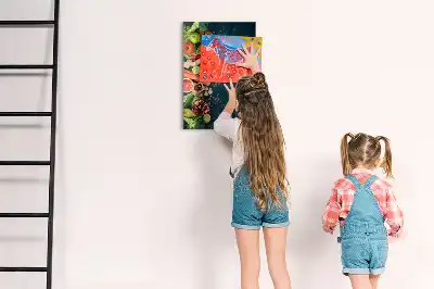 Tableau magnétique pour dessiner modèle végétalien