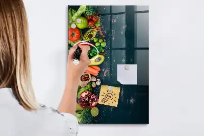 Tableau magnétique pour dessiner modèle végétalien