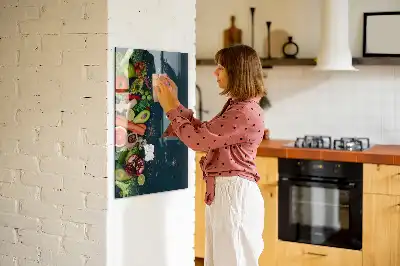 Tableau magnétique pour dessiner modèle végétalien