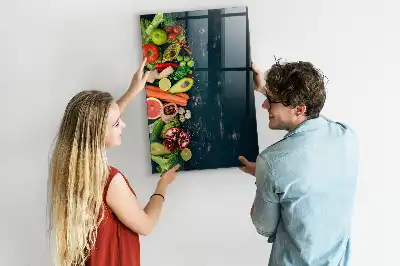 Tableau magnétique pour dessiner modèle végétalien