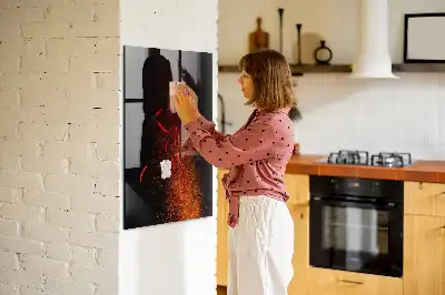 Tableau magnétique pour écrire piments forts
