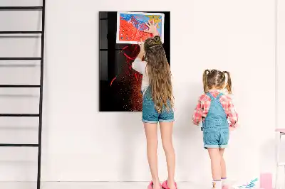 Tableau magnétique pour écrire piments forts