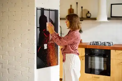 Tableau magnétique pour écrire piments forts