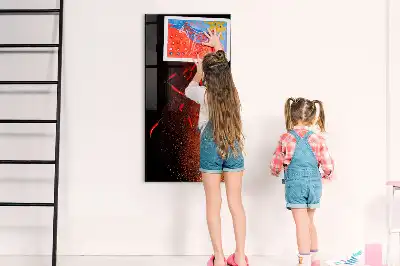 Tableau magnétique pour écrire piments forts