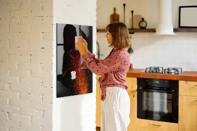 Tableau magnétique pour écrire piments forts