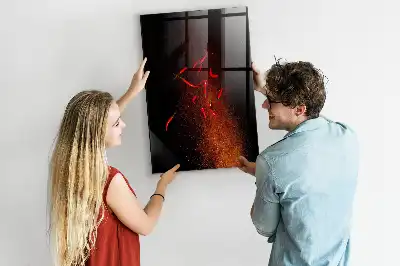 Tableau magnétique pour écrire piments forts