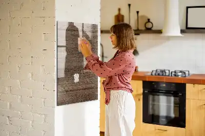 Tableau magnétique pour dessiner en bois