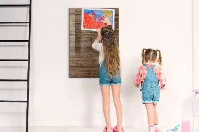 Tableau magnétique pour dessiner en bois