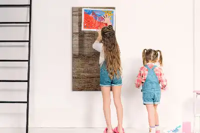 Tableau magnétique pour dessiner en bois