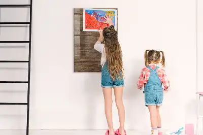 Tableau magnétique pour dessiner en bois