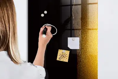 Tableau magnétique pour écrire bière brune