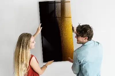 Tableau magnétique pour écrire bière brune