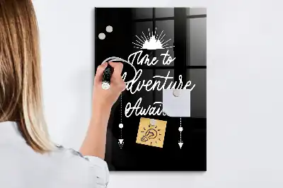 Tableau magnétique pour écrire modèle Aventure