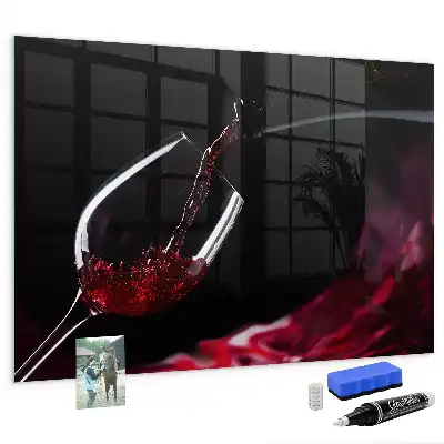 Tableau magnétique avec feutre vin