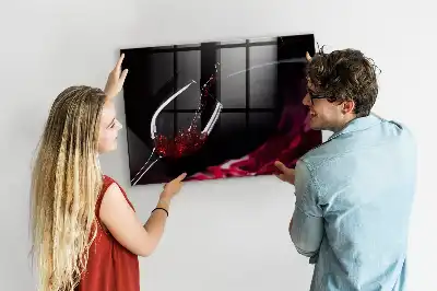 Tableau magnétique avec feutre vin