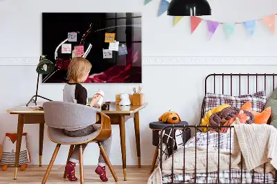 Tableau magnétique avec feutre vin