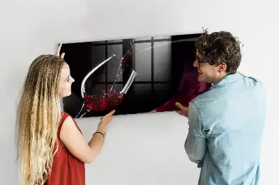 Tableau magnétique avec feutre vin